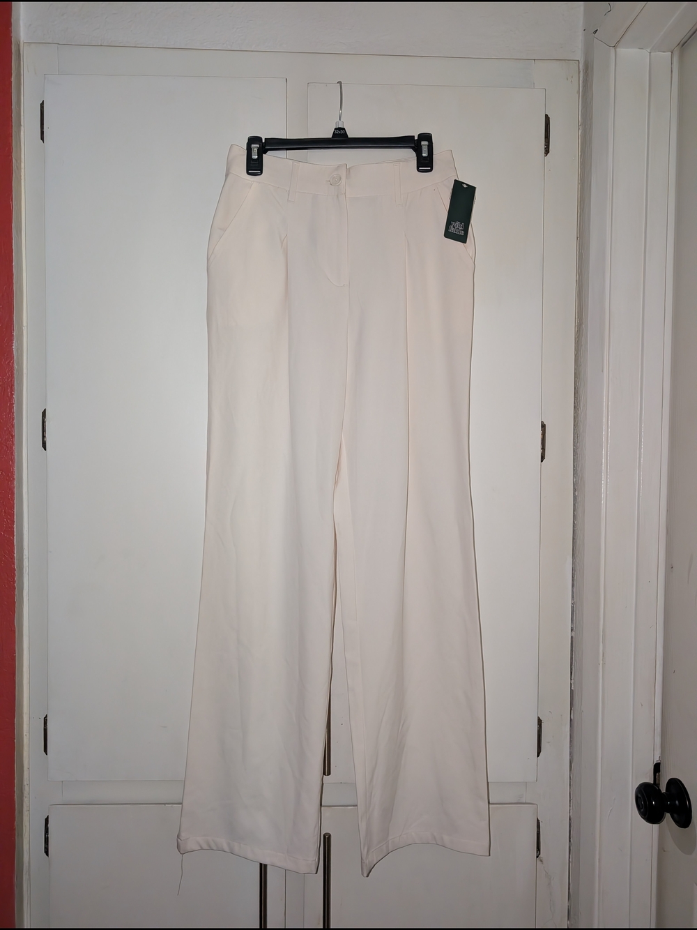 wild fable Cream Wide-Leg Dress Pants
